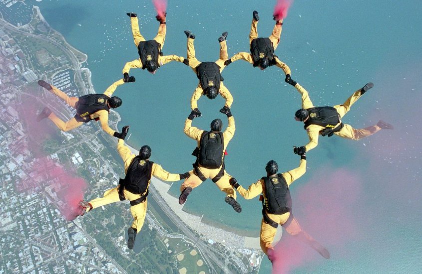 Parachutespringen cadeau geven